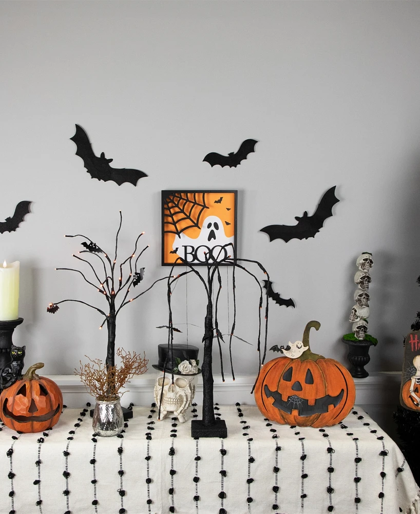 Northlight 9.75" Framed 3D Boo Halloween Wall Sign