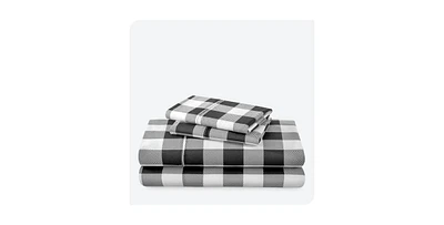 Bare Home Ultra-Soft Double Brushed Seasonal Print Sheet Set