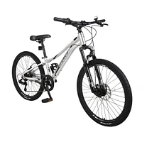 Streamdale Furniture Mountain Bike For Girls And Boys Mountain 24 Inch Shimano 7-Speed Bike