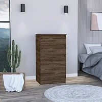 Streamdale Furniture Cassel 2-Drawer Dresser Dark Walnut