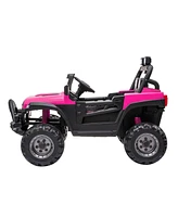 Streamdale Furniture Kids 12V Off-Road Ride-On Car with Remote Control