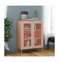 vidaXL Storage Cabinet 31.5"x13.8"x40" Steel