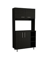 Simplie Fun Bayshore 3-Shelf Pantry Cabinet Wengue