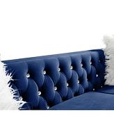 Streamdale Furniture Double Sofa - Navy Blue - Seat + Armrest