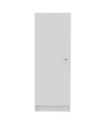 Simplie Fun Richmond Rectangle Pantry Cabinet White