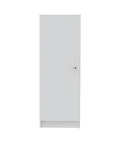 Simplie Fun Richmond Rectangle Pantry Cabinet White