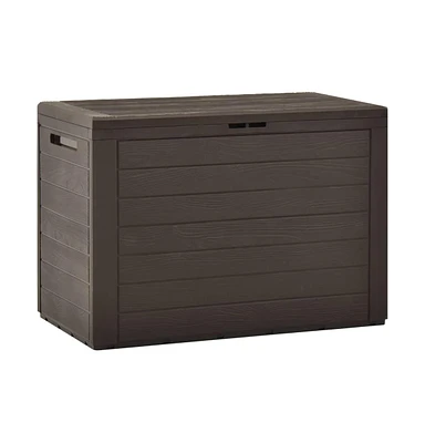 Patio Storage Box Brown 30.7"x17.3"x21.7"