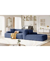 Simplie Fun Simplified Style L-Shape Modular Sectional Sofa