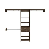 Calveston 1-Drawer 4-Shelf Closet System