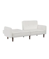 Streamdale Furniture Sofa Bed In Cotton Linen Fabric