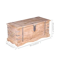 vidaXL Storage Chest Acacia Wood