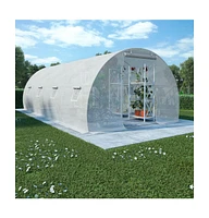 vidaXL Greenhouse 193.8 ft² 236.2"x118.1"x78.7"