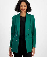 Bar Iii Women's Compression Open-Front Blazer, Created for Macy's