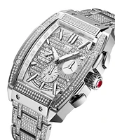 Jbw Men's Echelon Platinum Series Diamond (3 ct. t.w.) Stainless Steel Watch, 41Mm