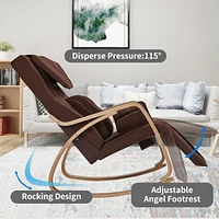 Streamdale Furniture Full Massage Function-Air Pressure-Comfortable Relax Rocking Chair, Lounge Chair Relax Chair