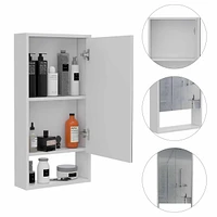 Burlington Rectangle Medicine Cabinet With Mirror White