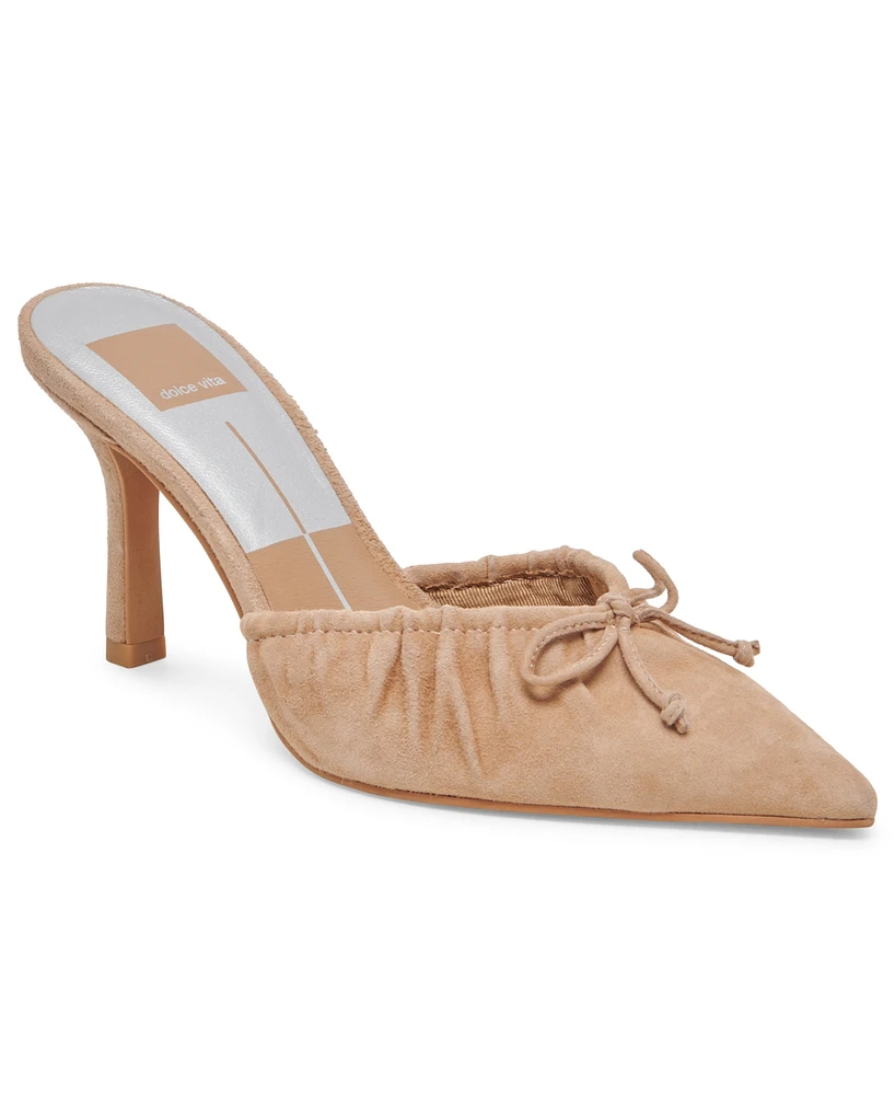 Dolce Vita Women's Kairi Pleated Pointed-Toe Mule Pumps