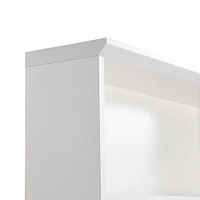 Multifunctional Black Hall Tree with Storage Bench & Hooks