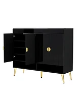 Simplie Fun Shoe Cabinet With Doors