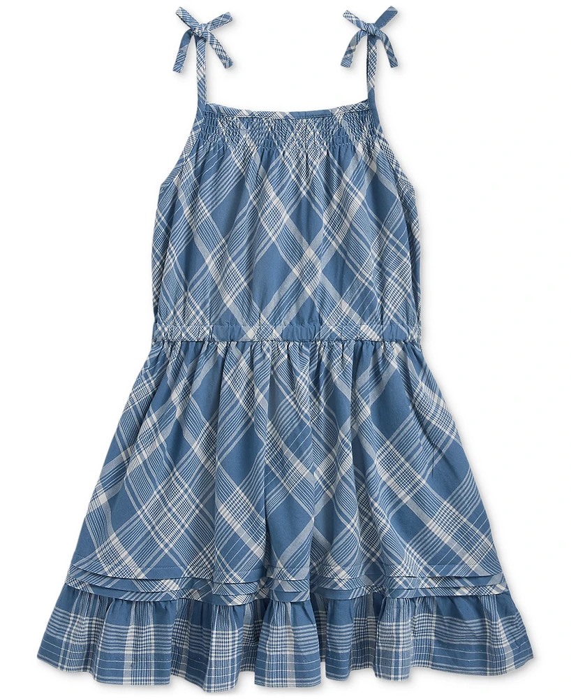 Polo Ralph Lauren Toddler & Little Girls Plaid Cotton Madras Dress