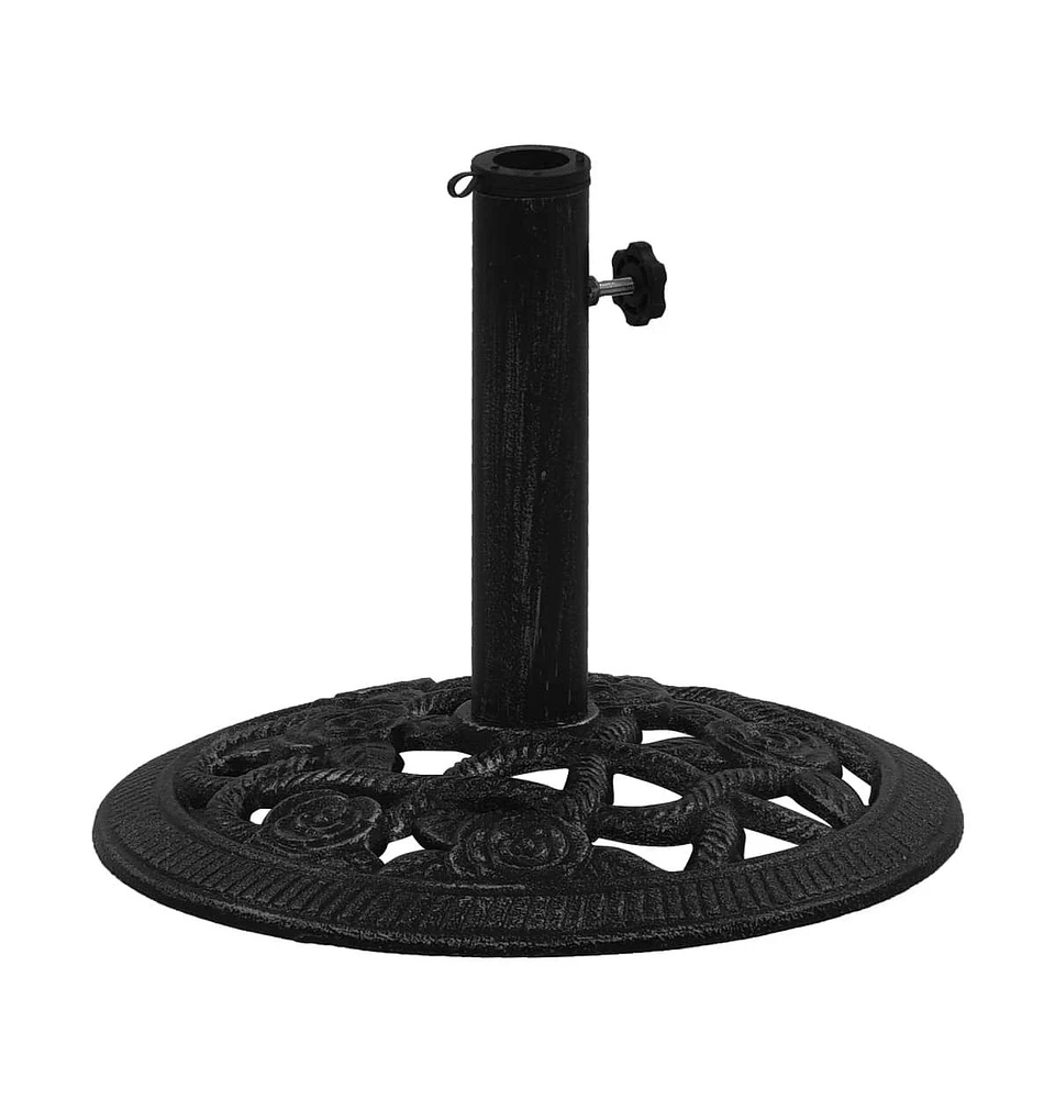 vidaXL Umbrella Base 15.7"x15.7"x12.6" Cast Iron