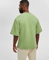 Mode of One Men's Relaxed-Fit Textured T-Shirt, Created for Macy's