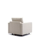 Streamdale Furniture Single Seat Module Sofa Sectional Couch, Cushion Covers Non-Removable And Non-Washable