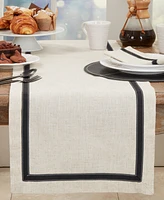 Saro Lifestyle Grosgrain Accent Table Runner