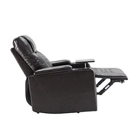 Power Motion Recliner with Usb Charging and Arm Storage