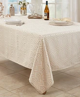 Saro Lifestyle Exquisite Jacquard Design Tablecloth