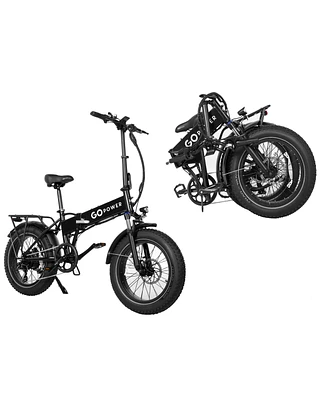 GoPowerBike GoExpress V2 Foldable, Fat-Tire Electric Bike