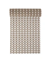 Design Imports Fridge Shelf Liner Collection Non-Adhesive, Cut to fit, Machine Washable, 12x120", Mushroom Herringbone, 2 Piece