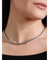 Devata Foxtail Round 5mm Chain Necklace in Sterling Silver