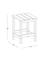 WestinTrends Adirondack Folding Chair with Ottoman and Side Table Set