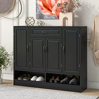 Streamdale Furniture Adjustable Modern Shoe Cabinet & Organizer