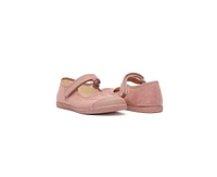 Childrenchic Girls Suede Mary Jane Sneakers Lipstick