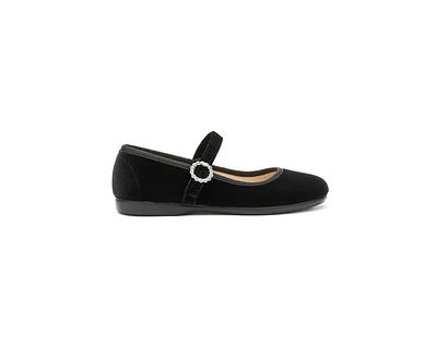 Childrenchic Girls Holiday Velvet Mary Janes