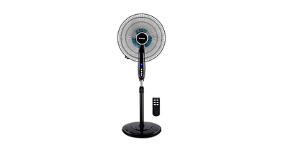 Slickblue 16" Adjustable Oscillating Pedestal Stand Fan