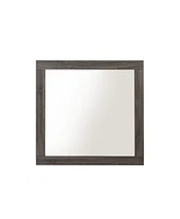 Simplie Fun Avantika Mirror, Rustic Gray Oak