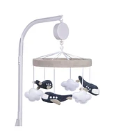 Sammy & Lou Airplane Musical Crib Baby Mobile by