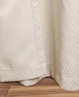 Superior Shimmer Abstract Room Darkening Modern Wrinkle Resistant 2-Piece Curtain Set with Rod Pocket, 26" X 63"