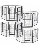 Yescom Pieces 31"x39" Pet Playpen Extra Large Dog Exercise Fence Panel Crate Yard