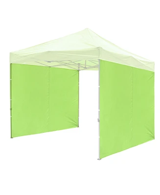 InstaHibit 1080D 120g Sidewall UV30+ Fits 10x10ft Canopy Outdoor Picnic 2 Pieces