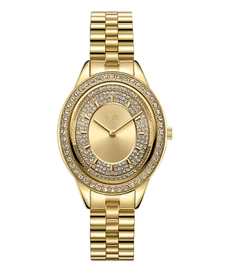 Jbw Women's Bellini Diamond (1/8 ct. t.w.) Watch in 18k Gold-plated Stainless-steel Watch 30mm