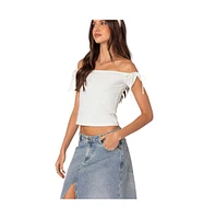 Edikted Women's Jess Off Shoulder Top