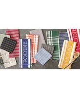 Design Imports Everyday Collection Foodie Kitchen Set, Dishtowel Dishcloth, Mineral, 5 Piece