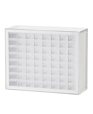 Iris Usa 64 Drawer Sewing and Craft Parts Cabinet, White