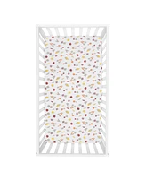 Trend Lab Farmers Market Deluxe Flannel Fitted Crib Sheet by