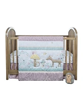 Sammy & Lou Enchanted Garden 4 Piece Crib Bedding Set