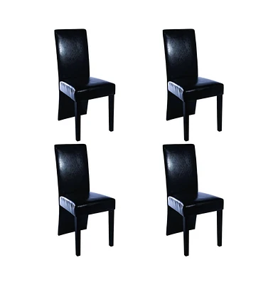 vidaXL Dining Chairs pcs Faux Leather